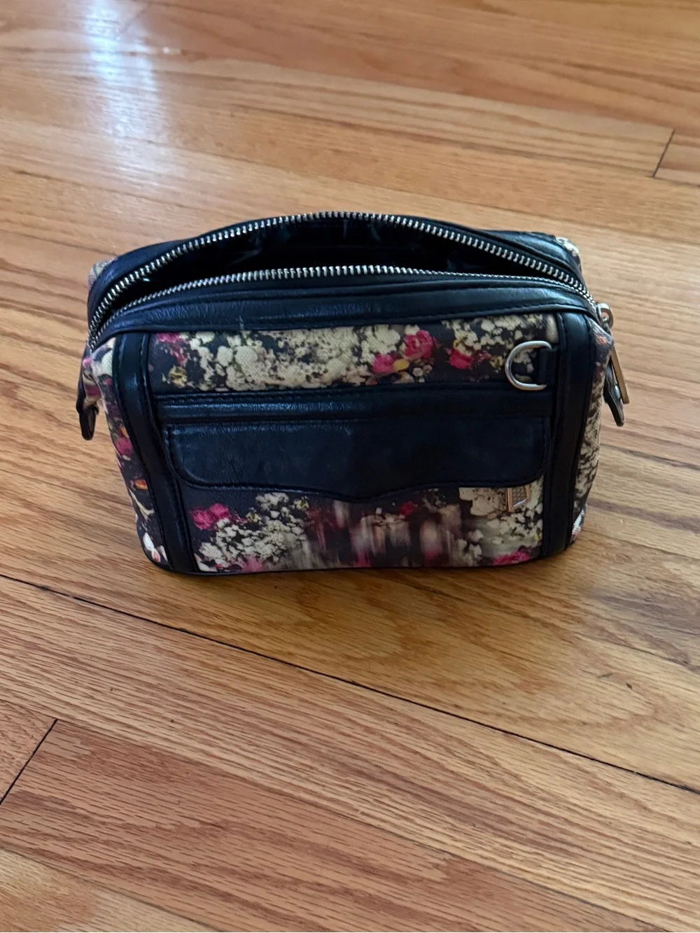 REBECCA MINKOFF print floral makeup bag